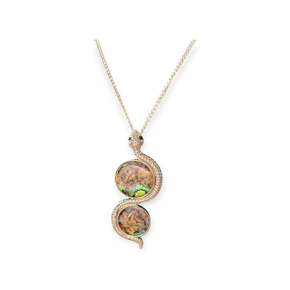 Abalone Serpent Necklace